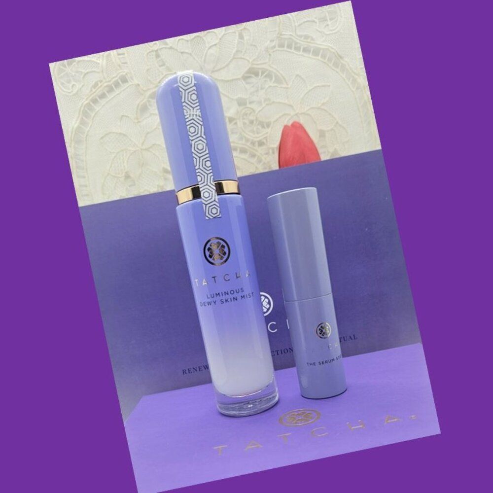 TATCHA Dewy Skin Mist & Serum Stick Set New